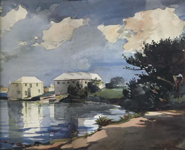 Winslow Homer Salt Kettle :Bermuda (mk44) France oil painting art